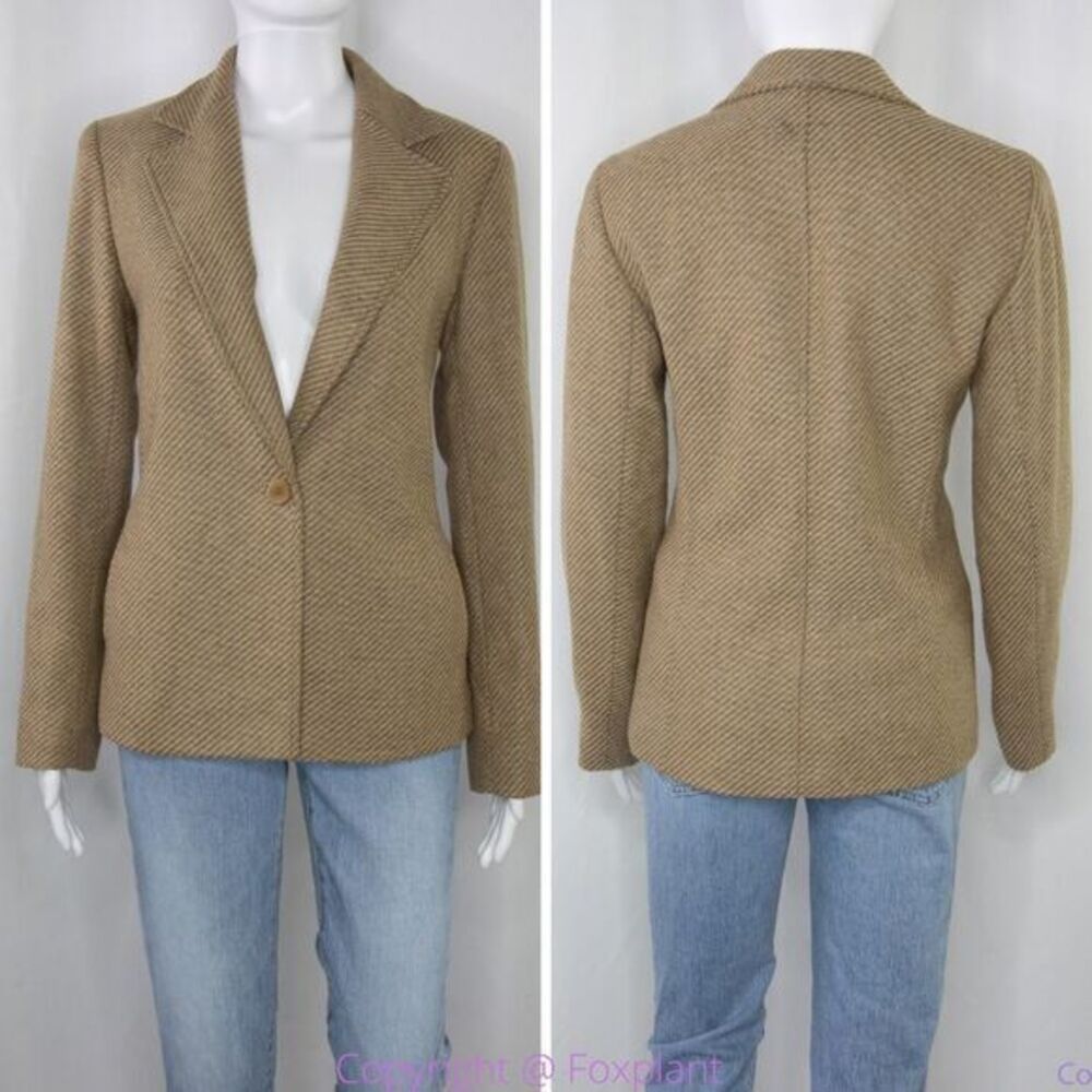 Lafayette 148 100% wool‎ tweed blazer jacket, size 2